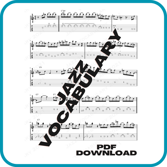 "There Will Never Be Another You" by Kenny Garrett (Gtr TAB)