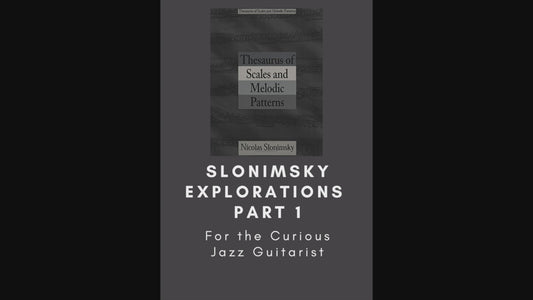 "Slonimsky Explorations For Jazz Guitar" (Gtr TAB)