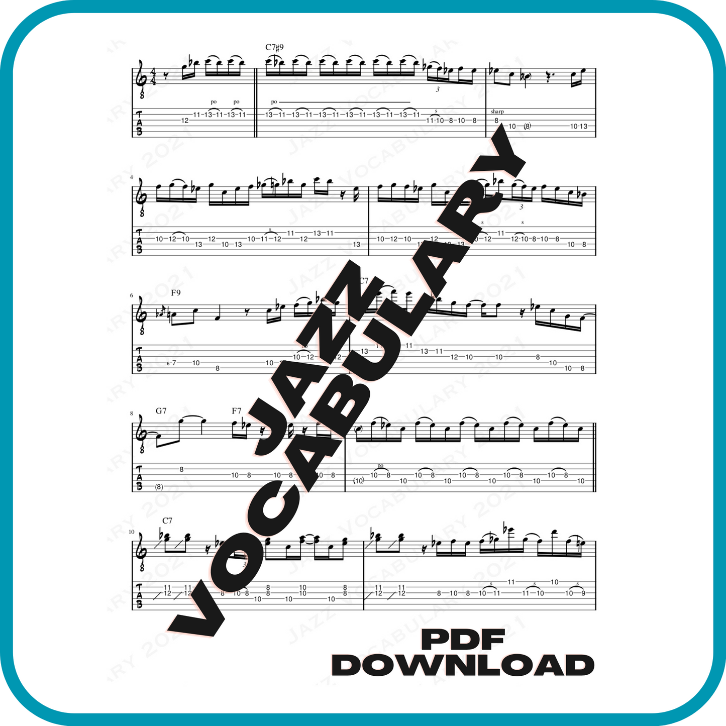 "Bloomdido" by Joe Diorio (Gtr TAB)